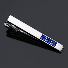 Load image into Gallery viewer, DY new high-quality enamel men's wedding tie clip high-end brand luxury design exquisite pattern crystal tie clip Free Delivery
